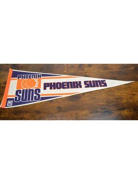 Vintage Phoenix Suns NBA Licensed Felt Pennant 30 inches Sports Memorabilia